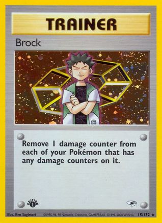 Brock (15) (G1-015) (Unlimited Holofoil)