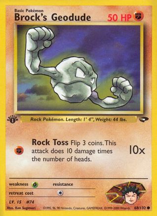 Brock's Geodude (G2-068) (Unlimited)