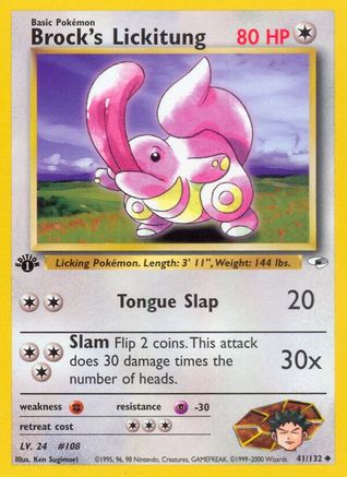 Brock's Lickitung (G1-041) (1st Edition)