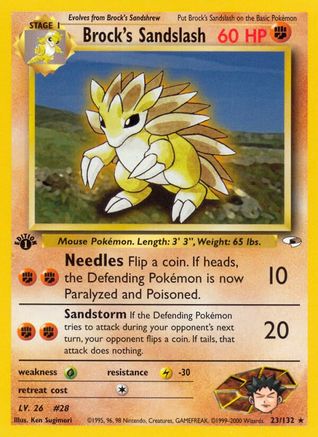 Brock's Sandslash (G1-023) (Unlimited)