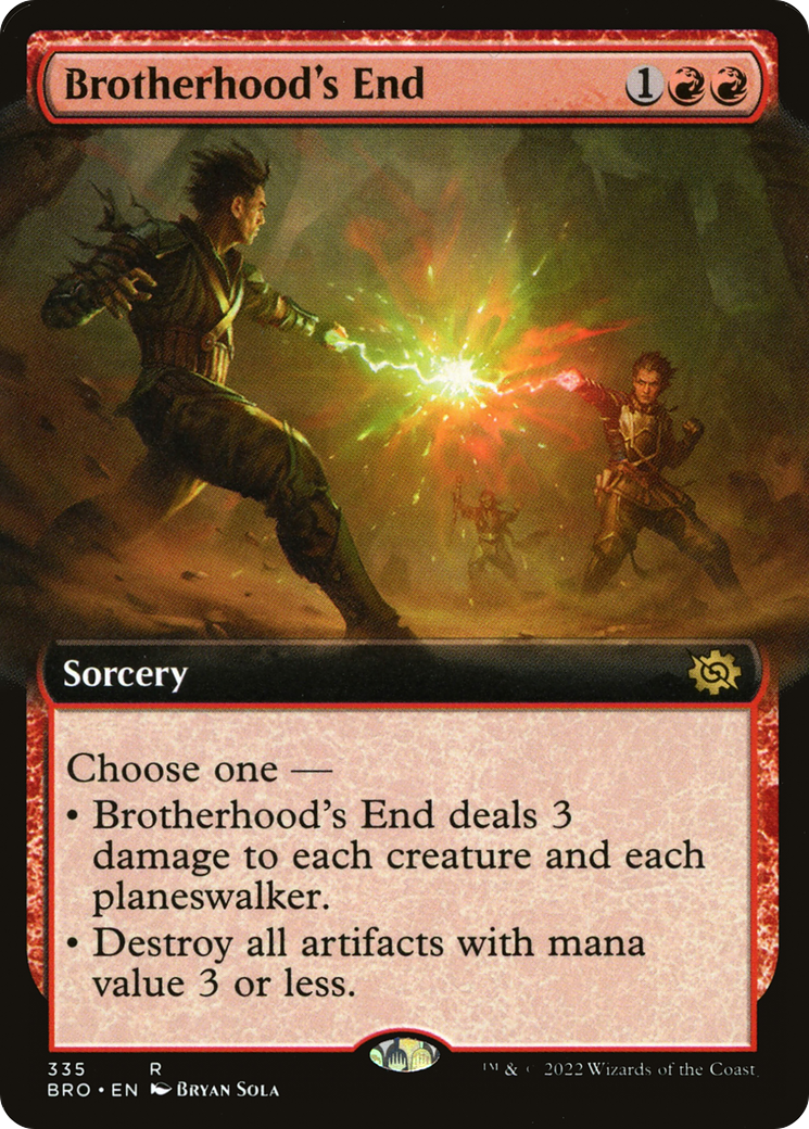 Brotherhood's End (BRO-335) (Extended Art) (Foil)
