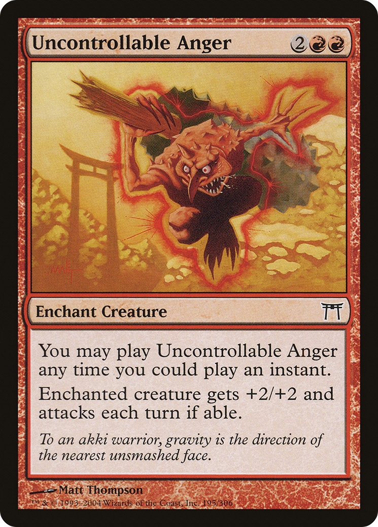 Uncontrollable Anger (CHK-195)