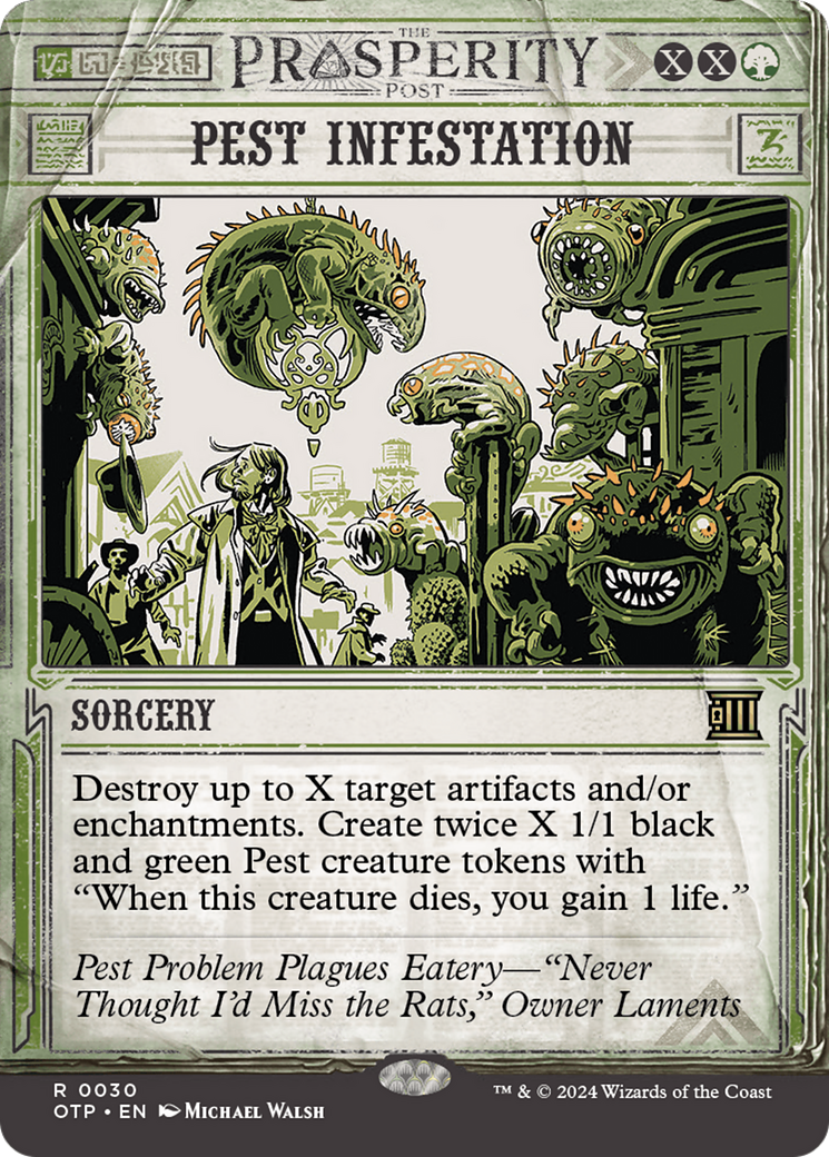 Pest Infestation (OTP-030) (Showcase) (Borderless)