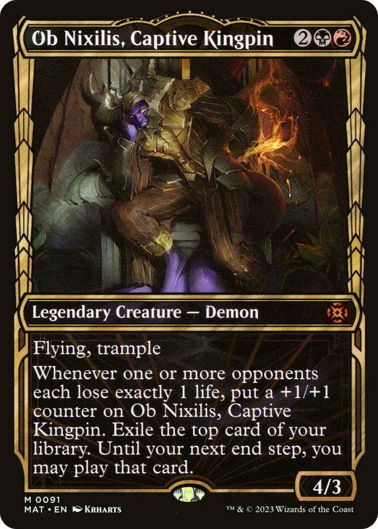 Ob Nixilis, Captive Kingpin (MAT-091) (Showcase)