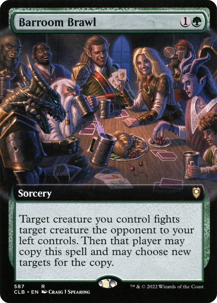 Barroom Brawl (CLB-587) (Extended Art) (Foil)