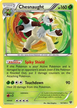 Chesnaught (XY-014) (Holofoil)