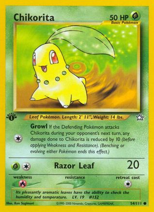 Chikorita (54) (N1-054) (1st Edition)
