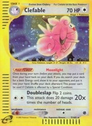 Clefable (7) (EX-007) (Reverse Holofoil)