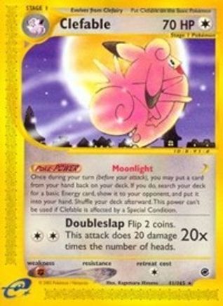 Clefable (41) (EX-041) (Reverse Holofoil)