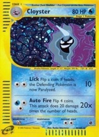 Cloyster (8) (EX-008) (Holofoil)