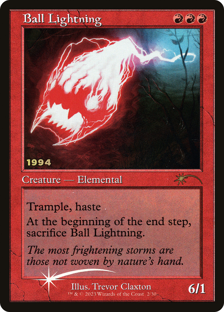 Ball Lightning (P30A-002) (Foil)