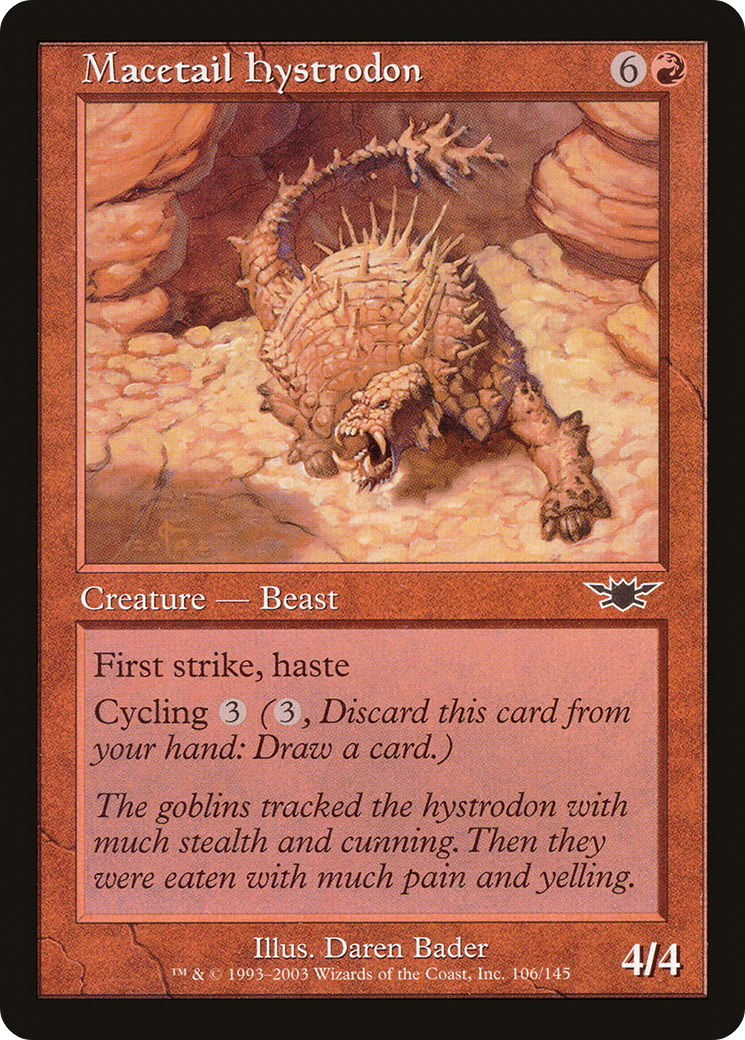 Macetail Hystrodon (LGN-106) (Foil)