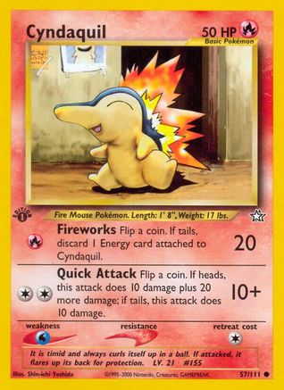 Cyndaquil (57) (N1-057) (1st Edition)