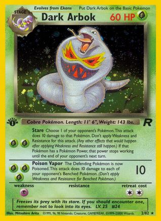 Dark Arbok (2) (TR-002) (Unlimited Holofoil)