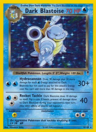 Dark Blastoise (LC-004) (Holofoil)
