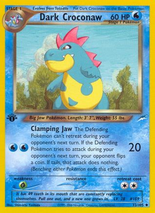 Dark Croconaw (N4-032) (Unlimited)