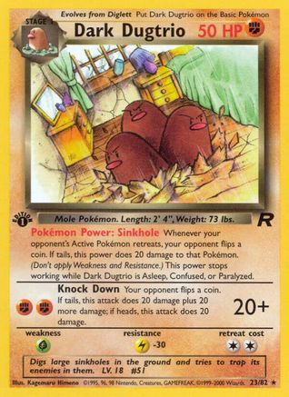 Dark Dugtrio (23) (TR-023) (Unlimited)