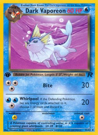 Dark Vaporeon (TR-045) (Unlimited)