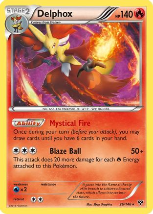 Delphox (XY-026) (Reverse Holofoil)