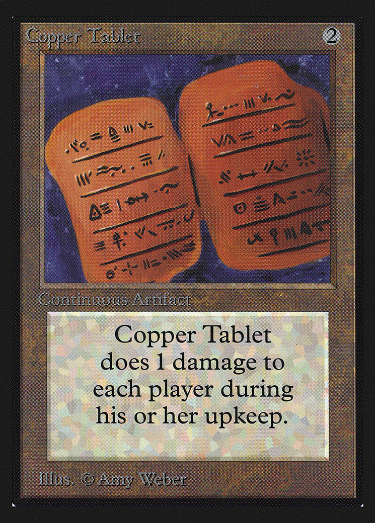 Copper Tablet (CED-239)