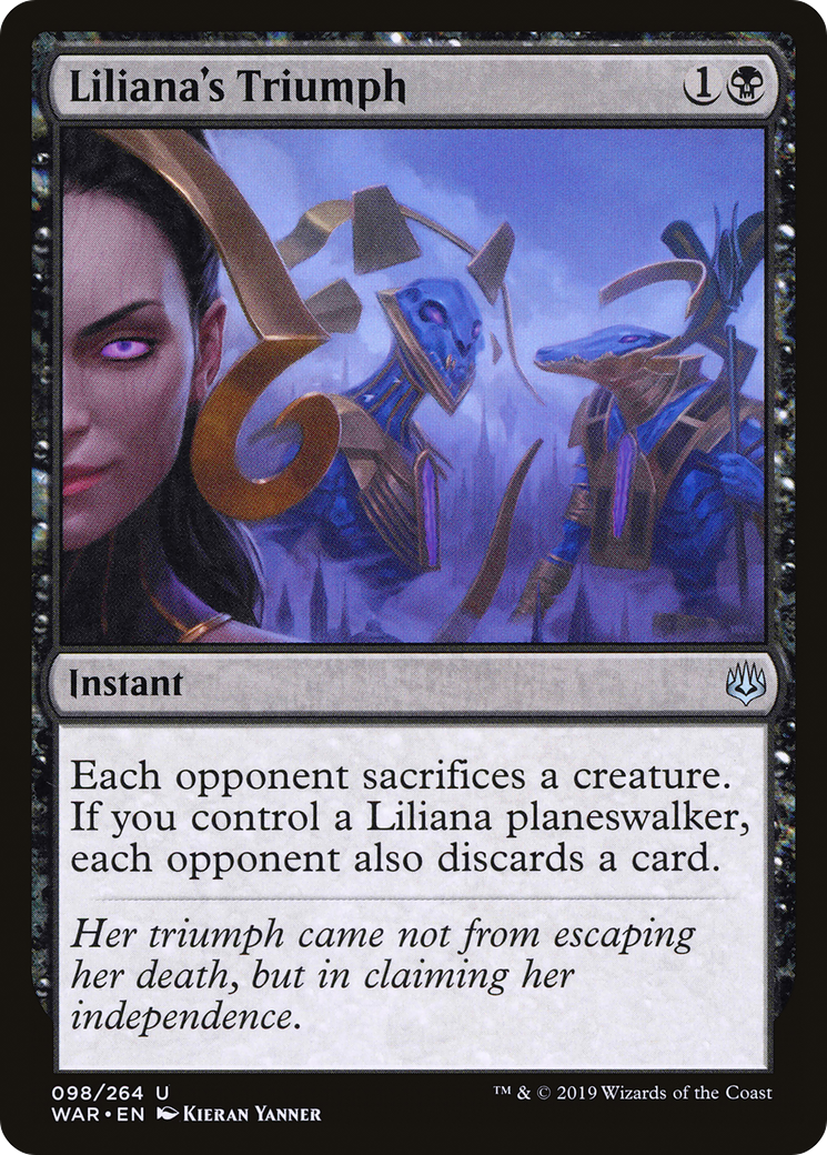 Liliana's Triumph (WAR-098) (Foil)