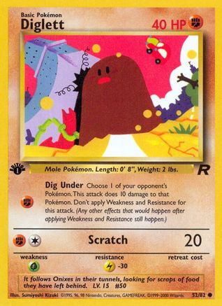 Diglett (TR-052) (1st Edition)