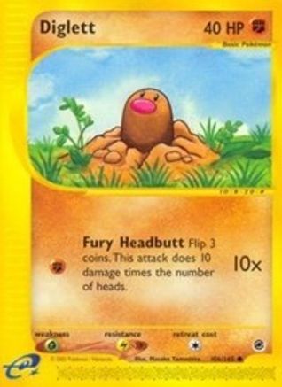Diglett (EX-106) (Reverse Holofoil)