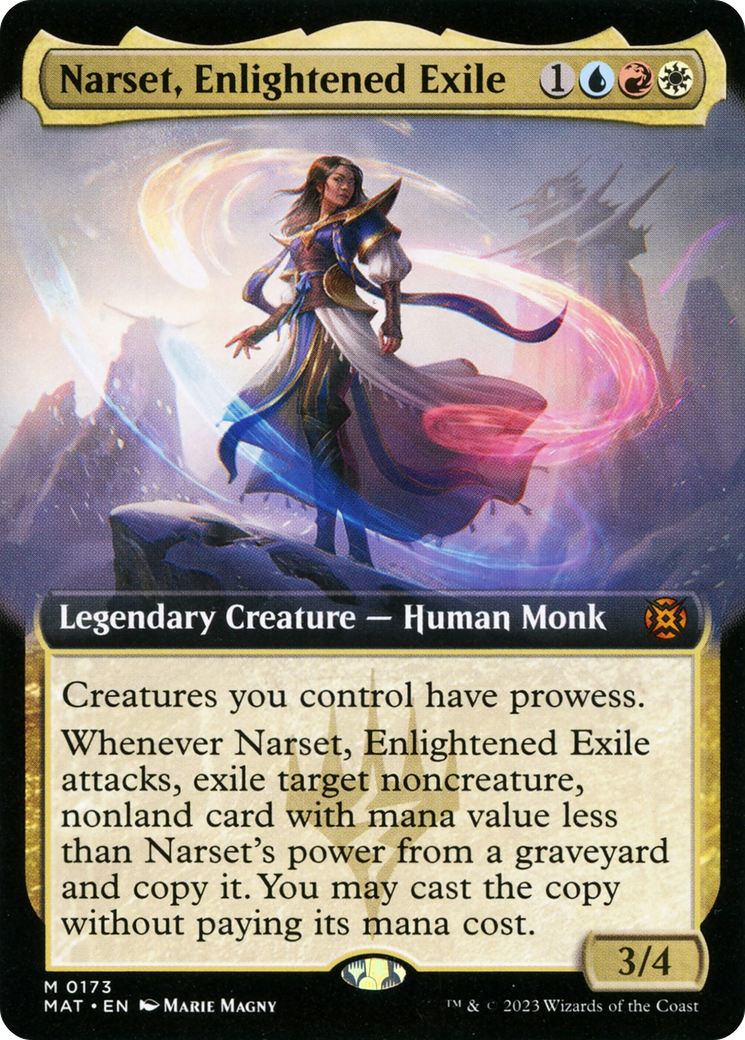 Narset, Enlightened Exile (MAT-173) (Extended Art)
