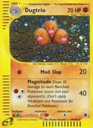 Dugtrio (10) (EX-010) (Holofoil)