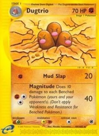 Dugtrio (44) (EX-044) (Reverse Holofoil)