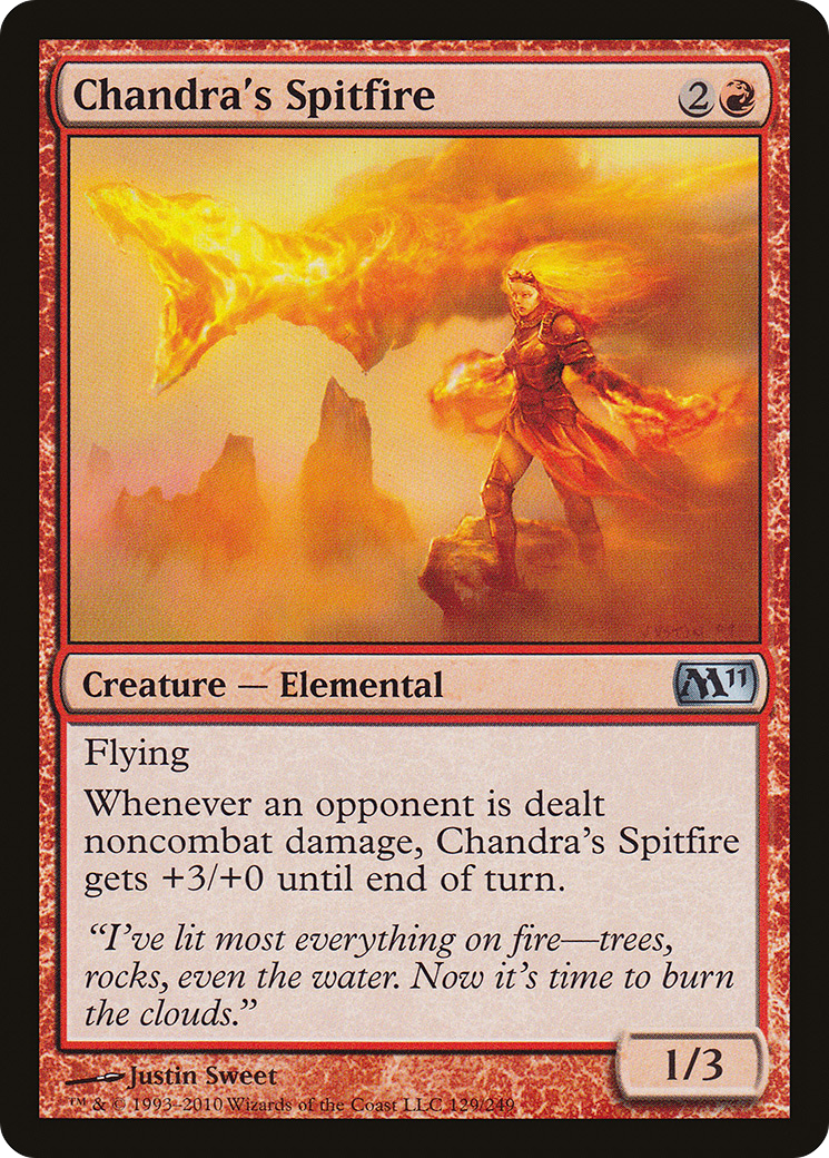 Chandra's Spitfire (M11-129) (Foil)