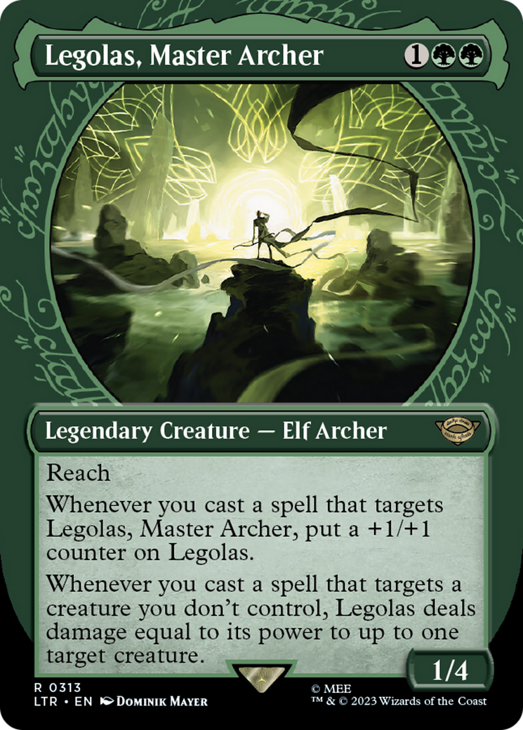 Legolas, Master Archer (LTR-313) (Showcase) (Borderless)