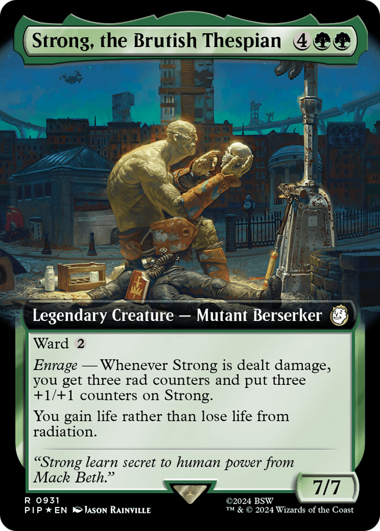 Strong, the Brutish Thespian (PIP-931) (Extended Art) (Surge Foil)