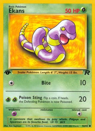 Ekans (TR-056) (1st Edition)