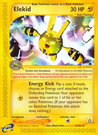 Elekid (AQ-009) (Reverse Holofoil)