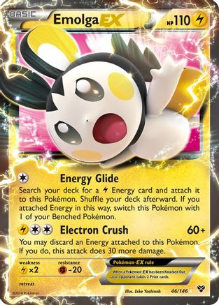 Emolga EX (XY-046) (Holofoil)