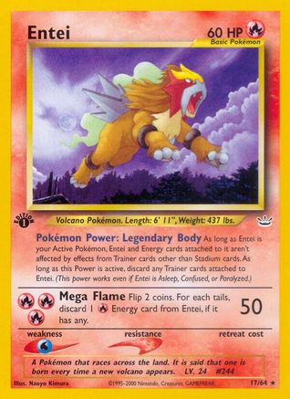Entei (17) (N3-017) (1st Edition)