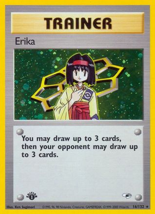 Erika (16) (G1-016) (1st Edition Holofoil)