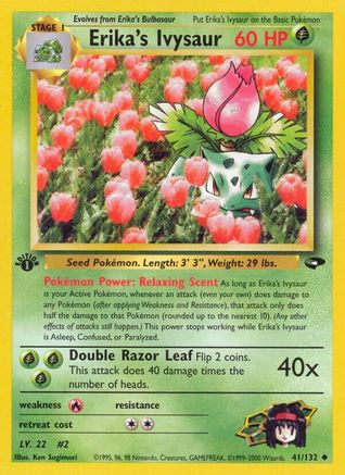 Erika's Ivysaur (G2-041) (1st Edition)