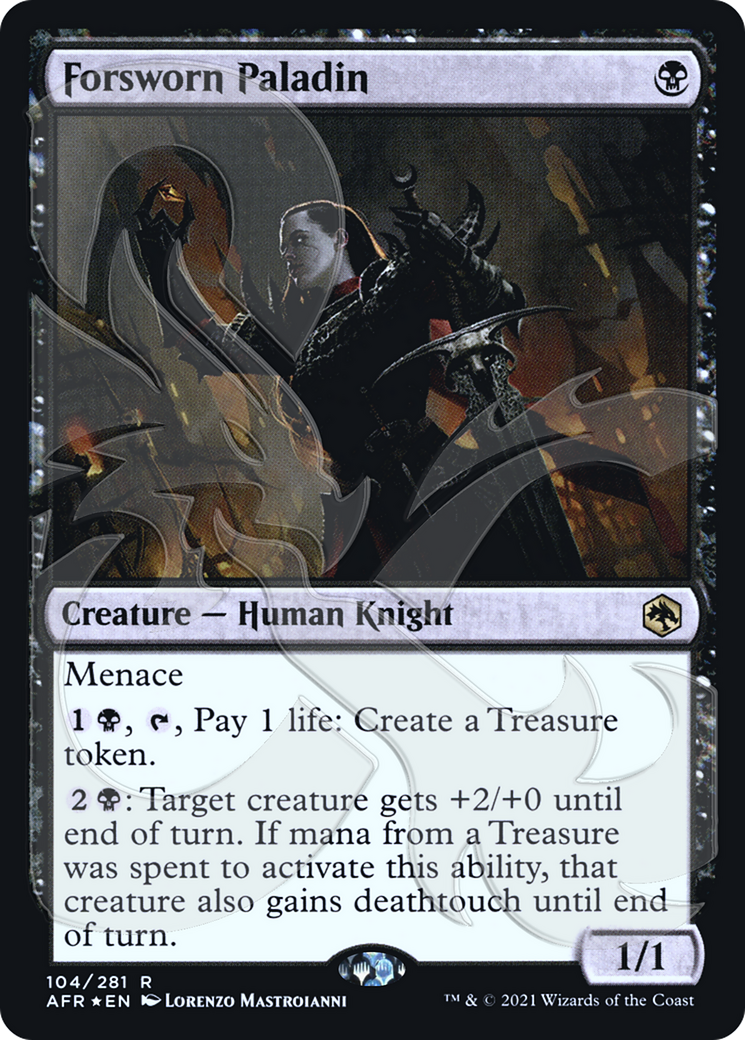 Forsworn Paladin (Ampersand Stamped) (AFR&-104A) (Foil)