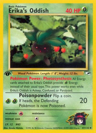 Erika's Oddish (47) (G1-047) (Unlimited)