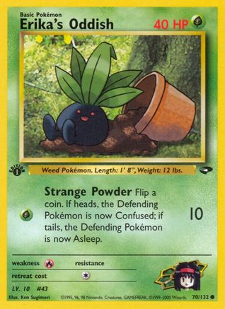 Erika's Oddish (G2-070) (1st Edition)