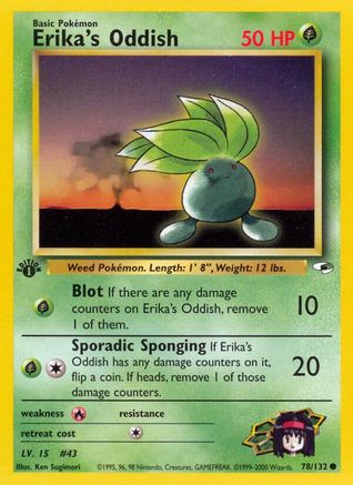 Erika's Oddish (78) (G1-078) (Unlimited)