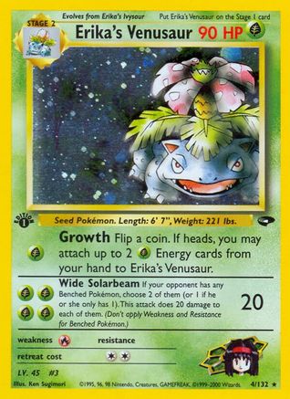 Erika's Venusaur (G2-004) (Unlimited Holofoil)