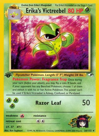 Erika's Victreebel (G1-026) (1st Edition)