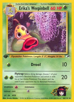 Erika's Weepinbell (48) (G1-048) (1st Edition)