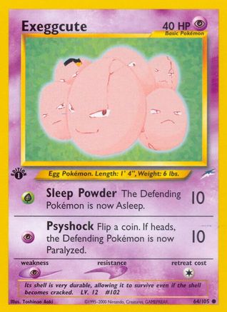 Exeggcute (N4-064) (1st Edition)