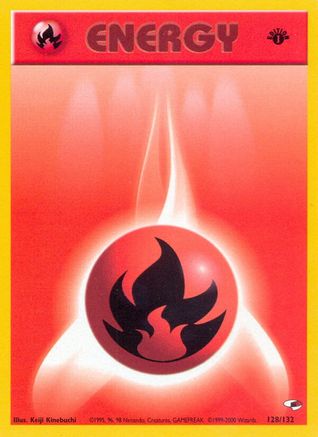 Fire Energy (G1-128) (1st Edition)