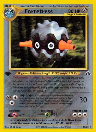 Forretress (21) (N2-021) (1st Edition)