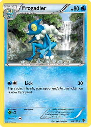 Frogadier (XY-040) (Reverse Holofoil)